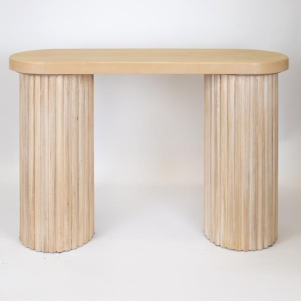 ΚΟΝΣΟΛΑ ΞΥΛΙΝΗ NATURAL 119x40x80.5cm