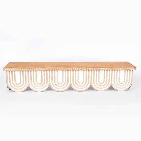 ΡΑΦΙ ΞΥΛΙΝΟ NATURAL – ΛΕΥΚΟ 60x13x12cm ΡΑΦΙ ΞΥΛΙΝΟ NATURAL – ΛΕΥΚΟ 60x13x12cm