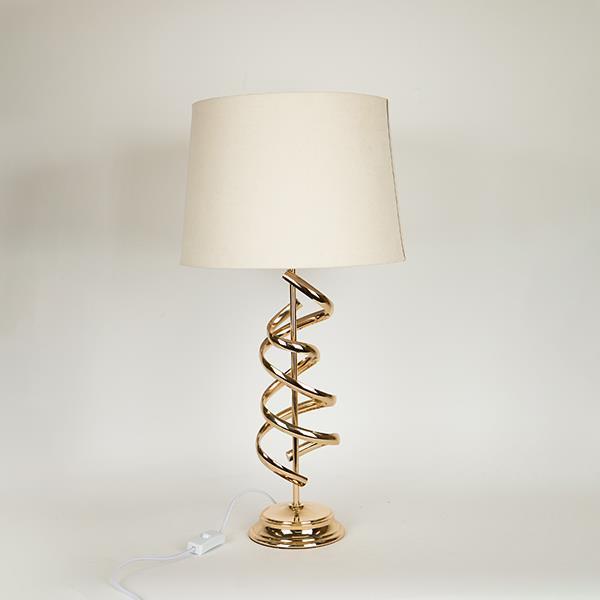 ΕΠΙΤΡΑΠΕΖΙΟ ΦΩΤΙΣΤΙΚΟ ΜΕ ΕΚΡΟΥ ΚΑΠΕΛΟ ΜΕΤΑΛΛΙΚΟ ΧΡΥΣΟ 33x64cm