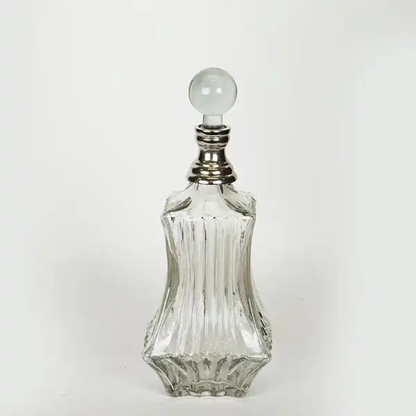 ΚΑΡΑΦΑ ΓΥΑΛΙΝΗ – ΜΕΤΑΛΛΙΚΗ ΑΣΗΜΙ 11x33cm