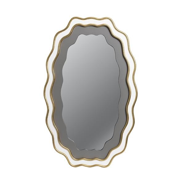 ΚΑΘΡΕΦΤΗΣ ΞΥΛΙΝΟΣ ΧΡΥΣΟΣ – ΛΕΥΚΟΣ 50×2.5x80cm