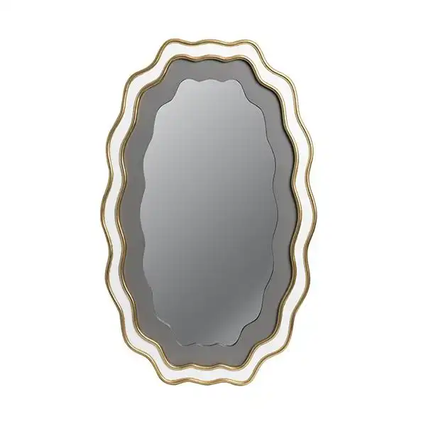 ΚΑΘΡΕΦΤΗΣ ΞΥΛΙΝΟΣ ΧΡΥΣΟΣ – ΛΕΥΚΟΣ 50×2.5x80cm