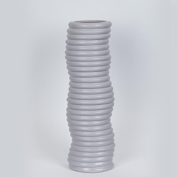 ΒΑΖΟ ΚΕΡΑΜΙΚΟ ΓΚΡΙ 15.4×12.2×45.5cm