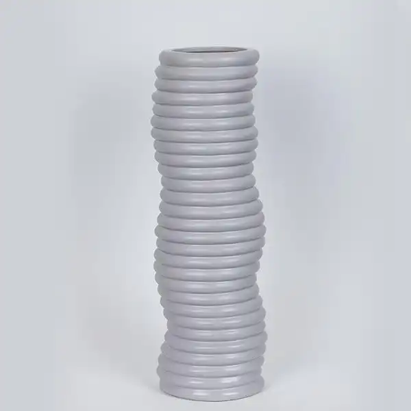 ΒΑΖΟ ΚΕΡΑΜΙΚΟ ΓΚΡΙ 15.4×12.2×45.5cm ΒΑΖΟ ΚΕΡΑΜΙΚΟ ΓΚΡΙ 15.4×12.2×45.5cm