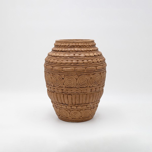 ΒΑΖΟ ΤΣΙΜΕΝΤΕΝΙΟ ΚΑΦΕ 22x22x28cm