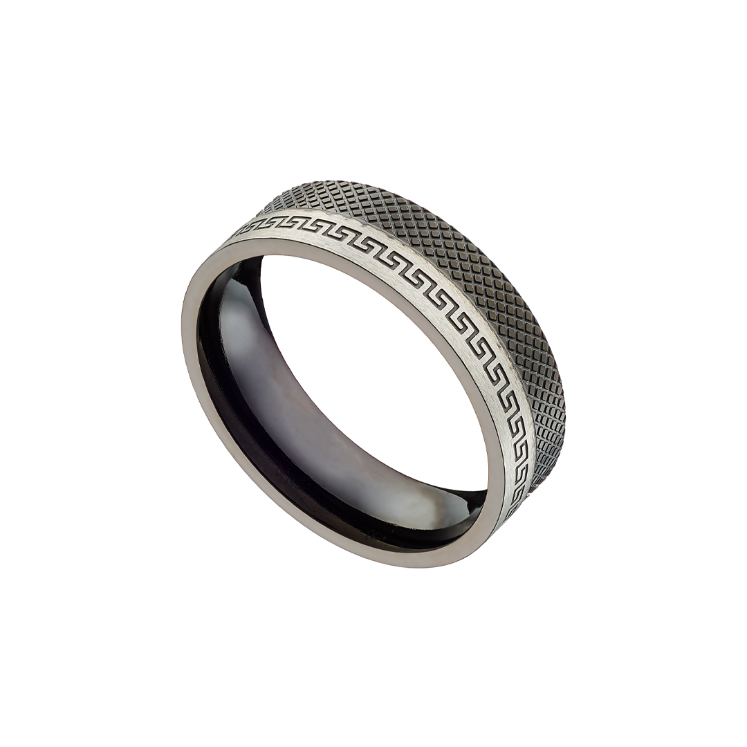 Sequoia αντρική ατσάλινη βέρα μαίανδρος N-06115 N-06114