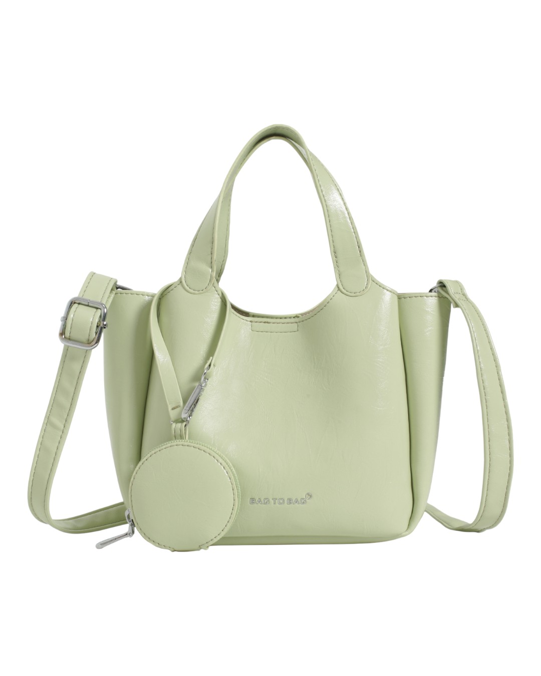 Τσάντα χειρός KX2509 - Πράσινο