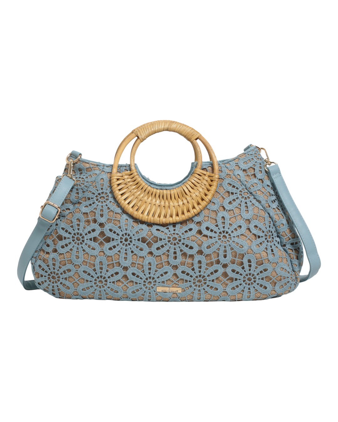 Τσάντα χειρός WUS18202 - Μπλέ