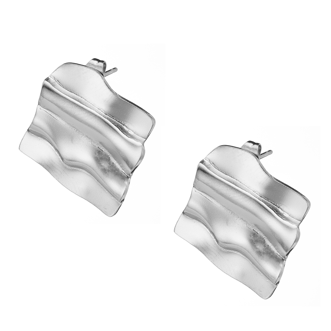 Sequoia γυναικεία ατσάλινα σκουλαρίκια σε σχήμα τετράγωνο NE-02366 Sequoia γυναικεία ατσάλινα σκουλαρίκια σε σχήμα τετράγωνο NE-02366