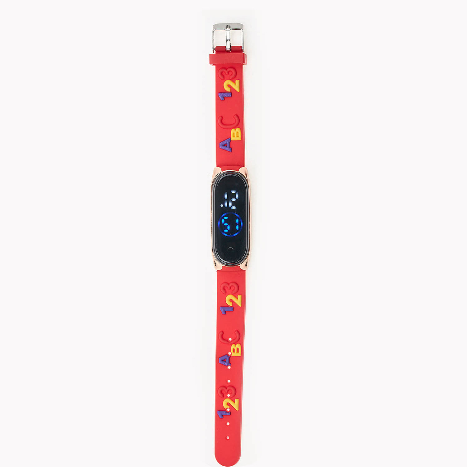 Sequoia Αδιάβροχο Ρολόι LED με Λουράκι Καουτσούκ και Σχέδιο AG-122 κόκκινο