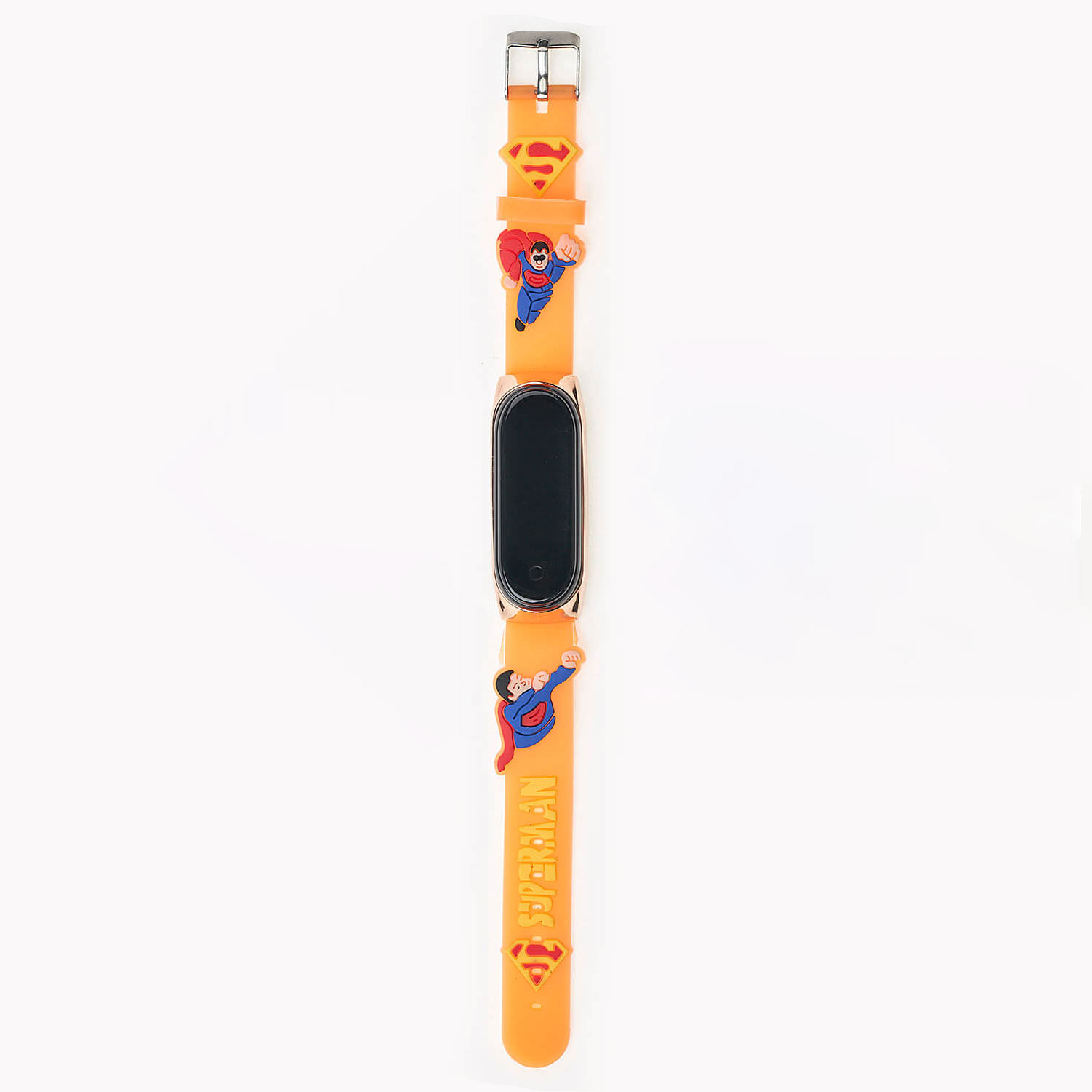 Sequoia Αδιάβροχο Ρολόι LED με Λουράκι Καουτσούκ και Σχέδιο AG-135 πορτοκαλί