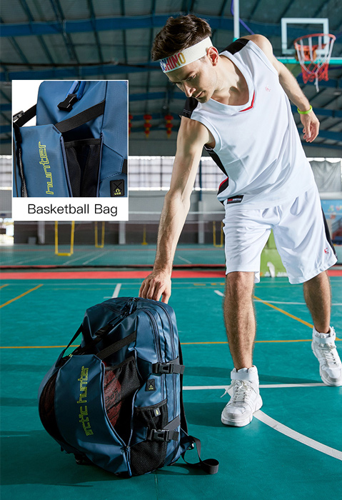 ARCTIC HUNTER τσάντα πλάτης B00391 με θήκη μπάλας & laptop, 26L, μαύρη ARCTIC HUNTER τσάντα πλάτης B00391 με θήκη μπάλας & laptop, 26L, μαύρη