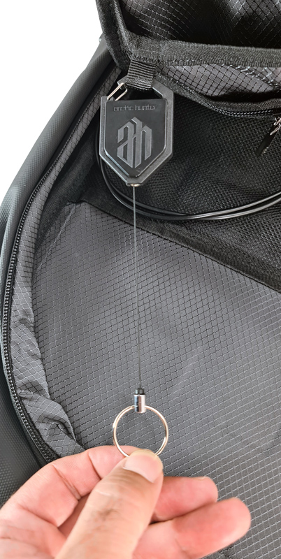 ARCTIC HUNTER τσάντα πλάτης B00443 με θήκη laptop 15.6, USB, 19L, μαύρη