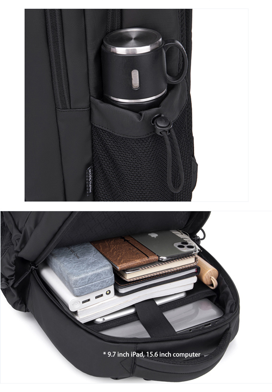 ARCTIC HUNTER τσάντα πλάτης B00534 με θήκη laptop 15.6", 21L, μαύρη ARCTIC HUNTER τσάντα πλάτης B00534 με θήκη laptop 15.6", 21L, μαύρη