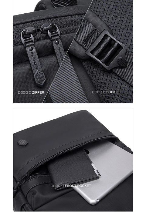 ARCTIC HUNTER τσάντα πλάτης B00536 με θήκη laptop 15.6", 21L, γκρι