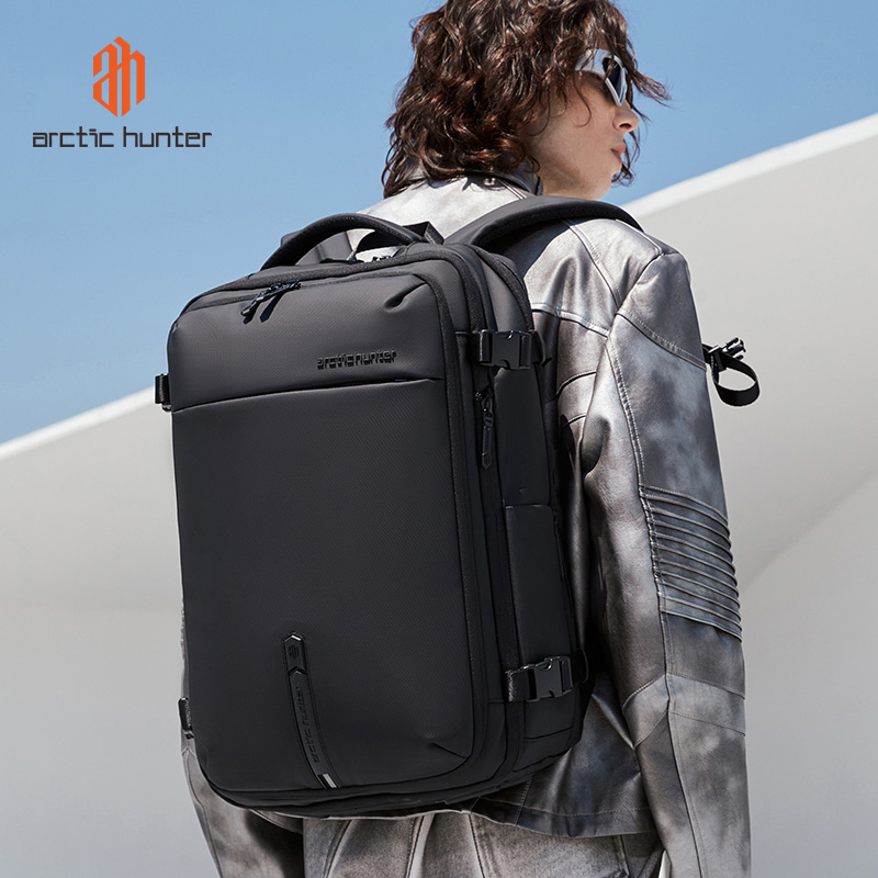 ARCTIC HUNTER τσάντα πλάτης B00866 με θήκη laptop 15.6", αεροστεγής θήκη, 35.5L/49.5L, μαύρη ARCTIC HUNTER τσάντα πλάτης B00866 με θήκη laptop 15.6", αεροστεγής θήκη, 35.5L/49.5L, μαύρη