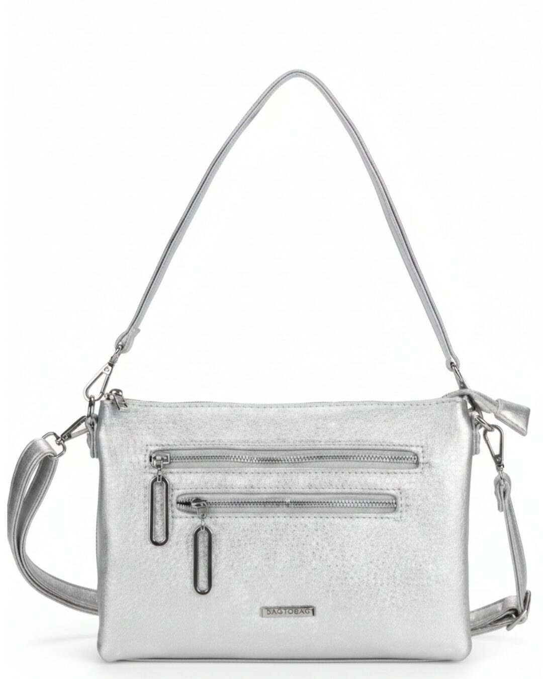 Τσάντα χιαστί XY-37019 – Ασημί Τσάντα χιαστί XY-37019 – Ασημί