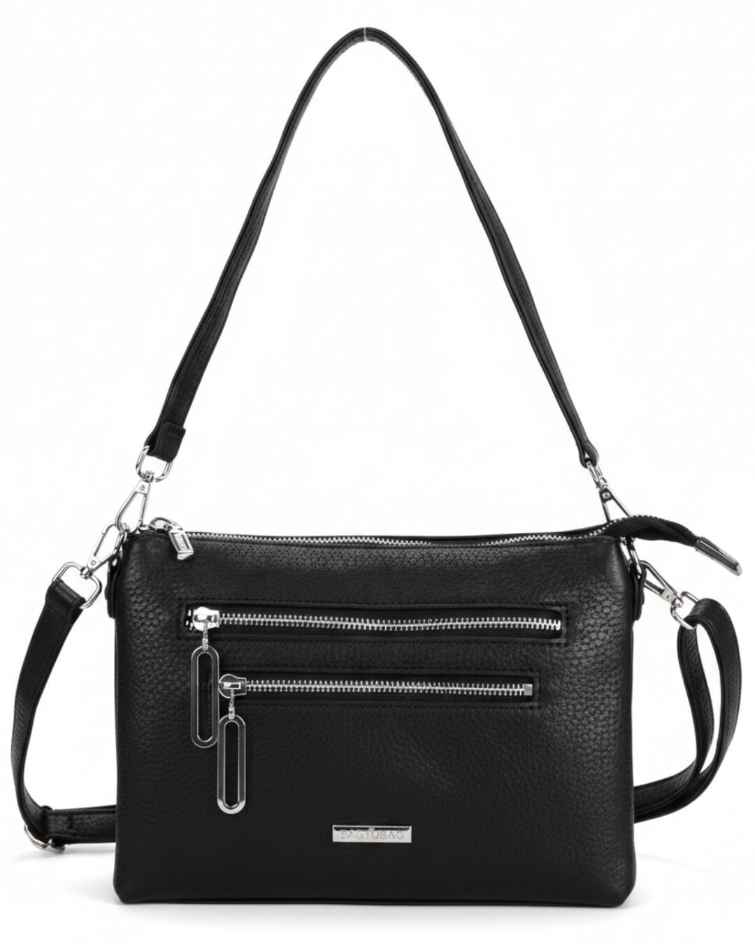 Τσάντα χιαστί XY-37019 – Μαύρο Τσάντα χιαστί XY-37019 – Μαύρο