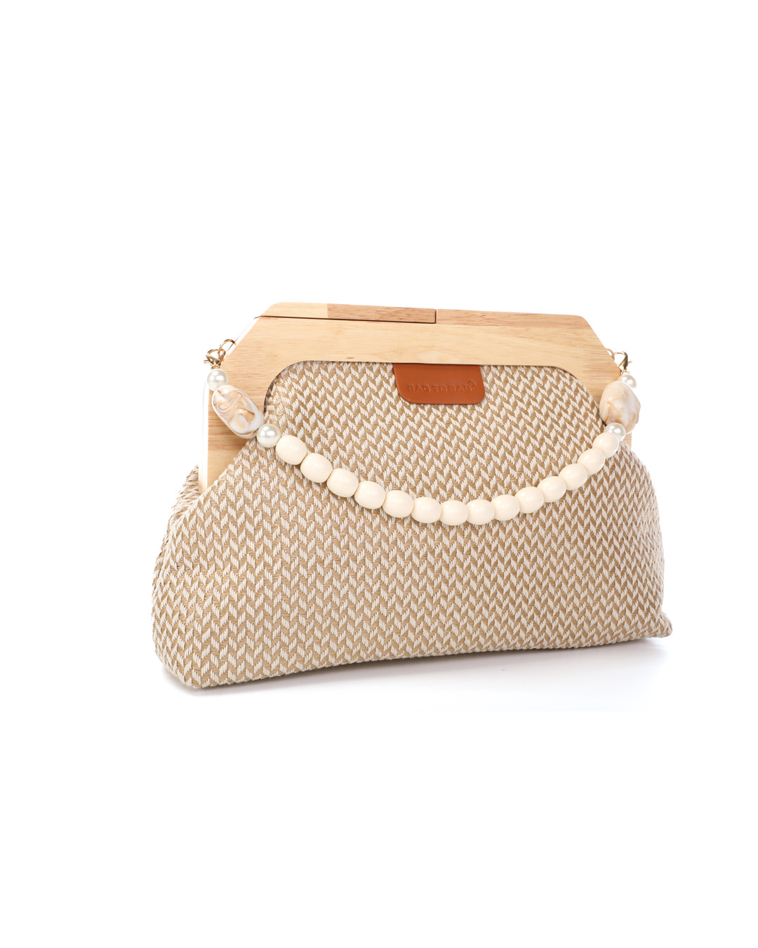Τσάντα φάκελος clutch JH-2216 - Κάμελ