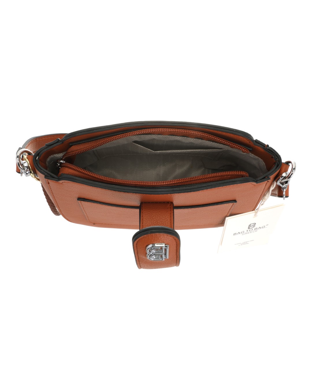 Τσάντα ώμου BY88178 – Κάμελ Τσάντα ώμου BY88178 – Κάμελ