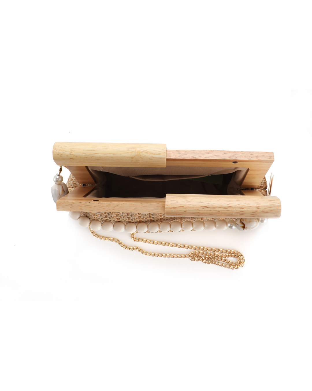 Ψάθινη τσάντα χειρός MD2401 – Χακί