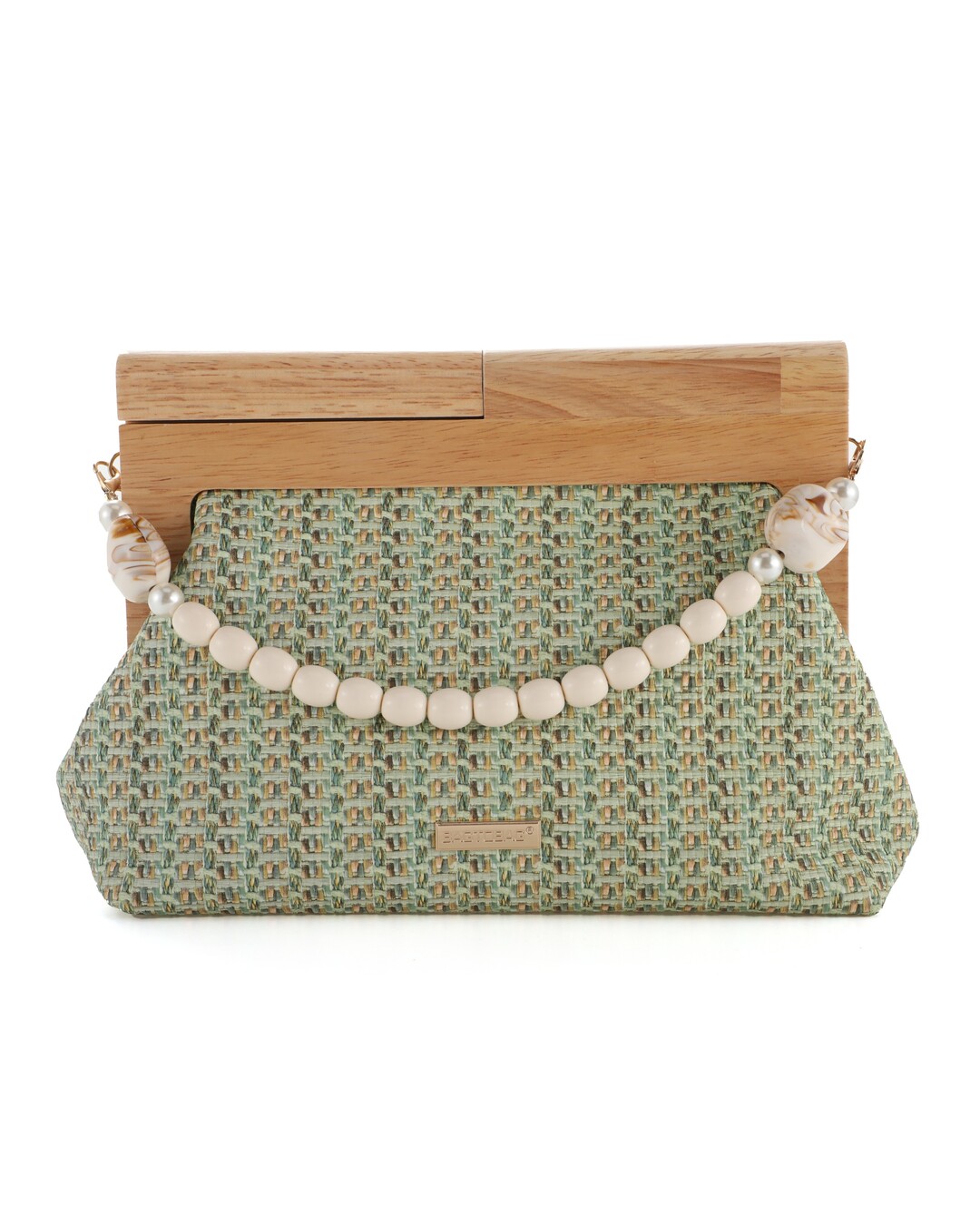 Ψάθινη τσάντα χειρός MD2401 – Πράσινο