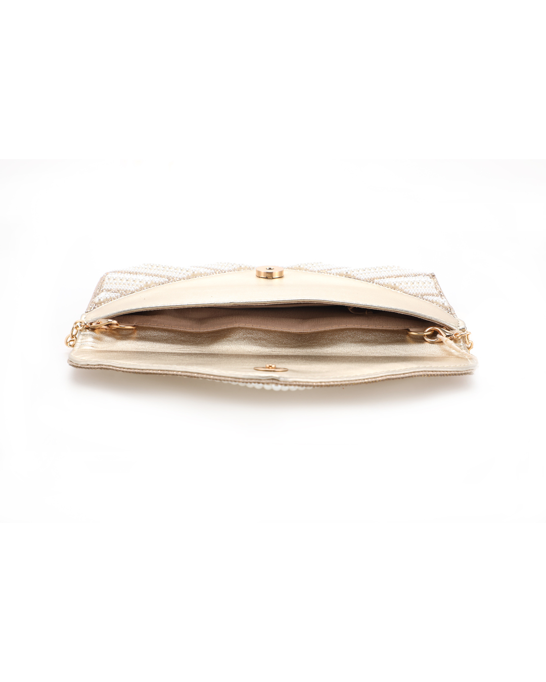 Τσάντα φάκελος clutch MD2433 – Χρυσό