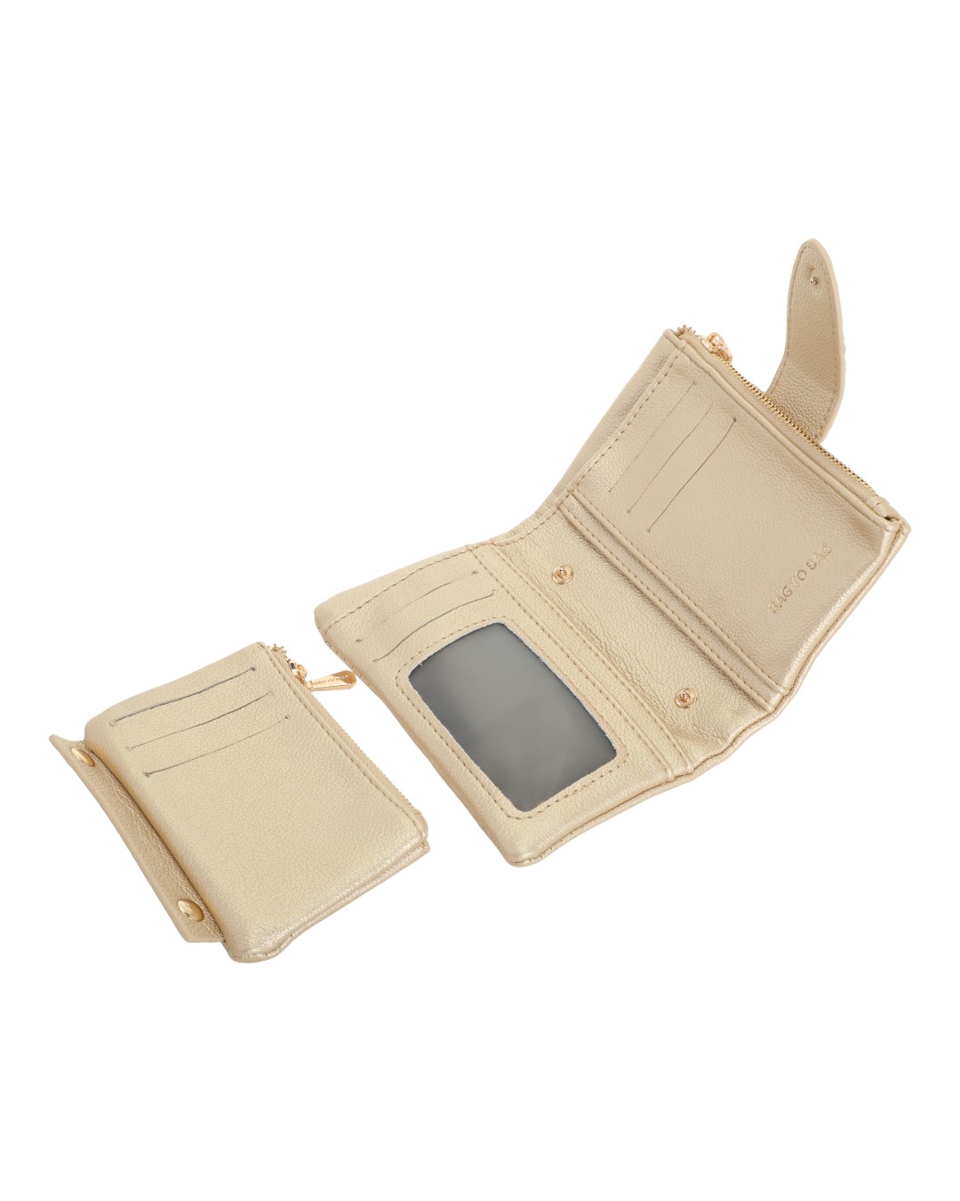 Πορτοφόλι μικρό YC03073 - Χρυσό
