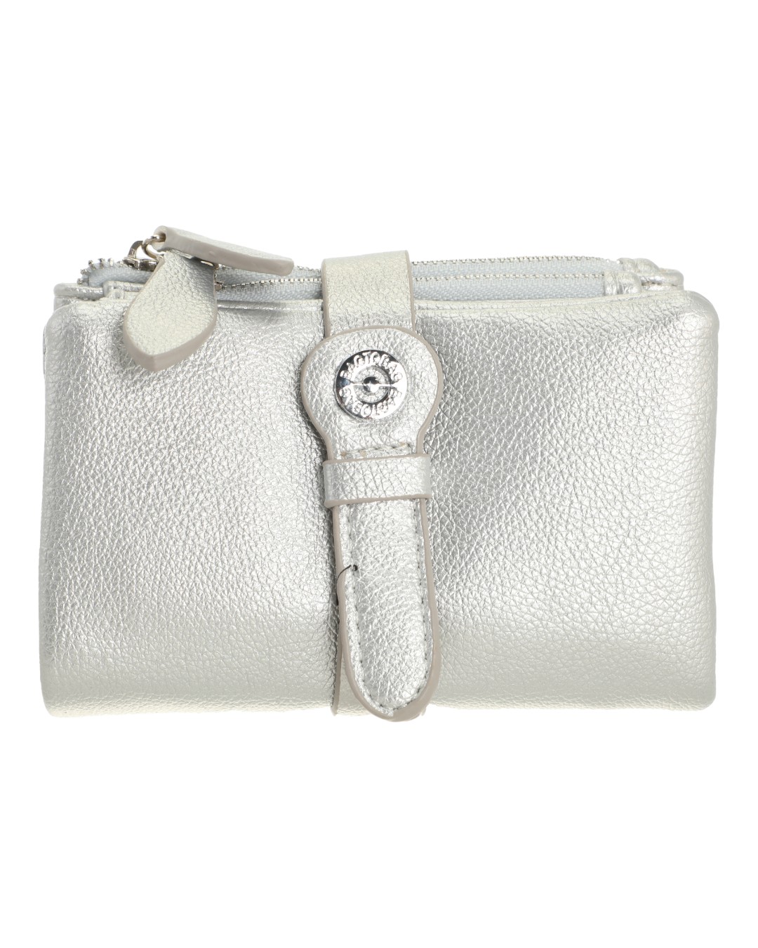 Πορτοφόλι μικρό YC03076 – Ασημί Πορτοφόλι μικρό YC03076 – Ασημί