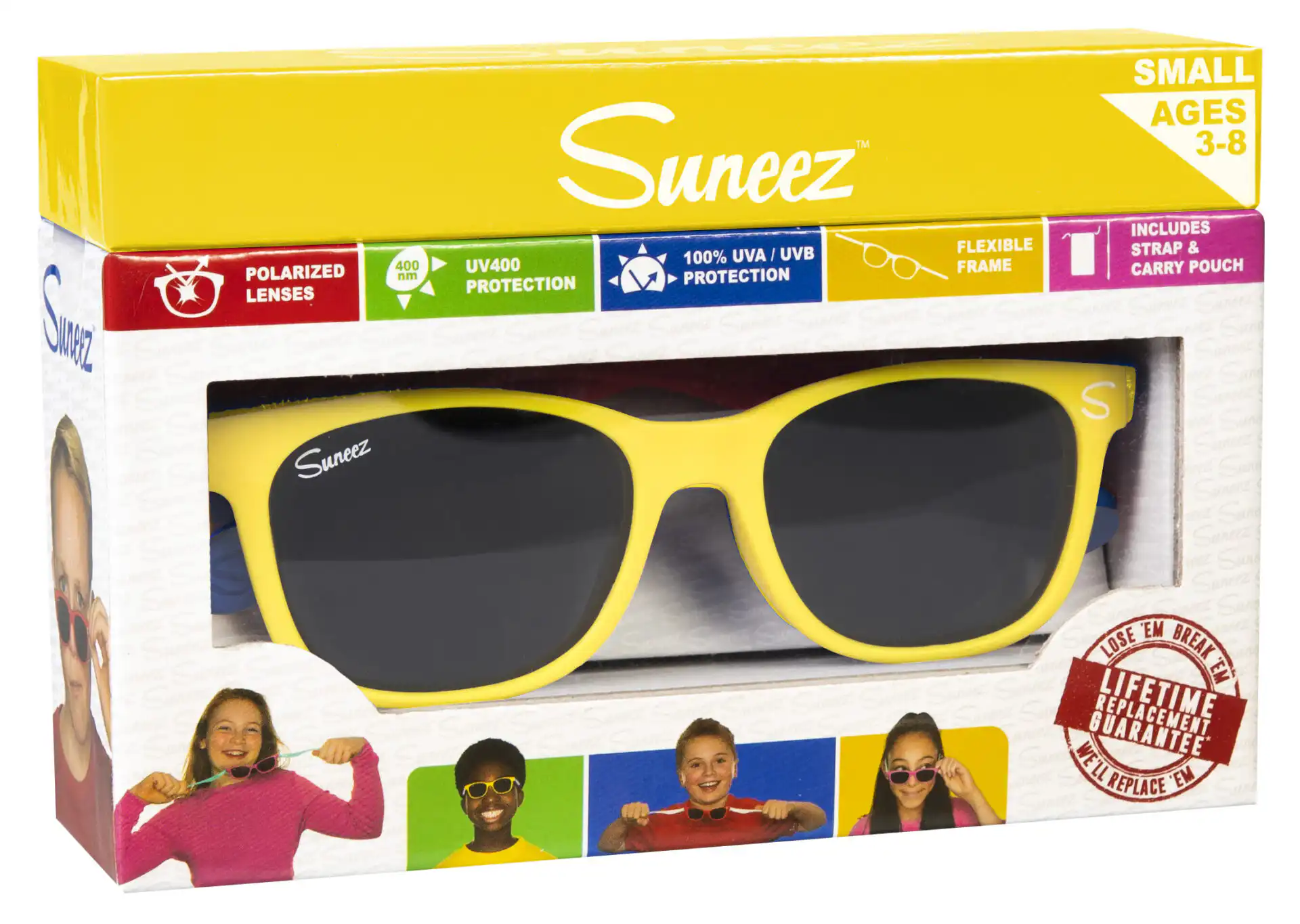 Suneez - Bossa Polarized Παιδικά γυαλιά ηλίου για αγόρια κορίτσια ηλικίας 3-8 ετών, 100% προστασία UV.