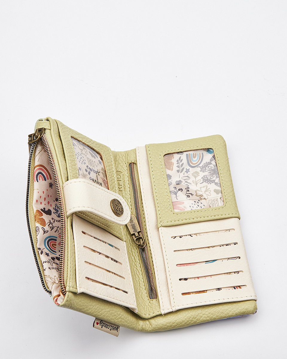 Sweet Candy Lavender Walk – Γυναικείο Παστέλ Πορτοφόλι με Φυσικό Μοτίβο Προβηγκίας Sweet Candy Lavender Walk – Γυναικείο Παστέλ Πορτοφόλι με Φυσικό Μοτίβο Προβηγκίας