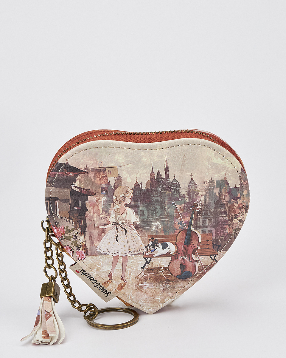 Γυναικείο Πορτοφολάκι Sweet Candy σε Σχήμα Καρδιάς