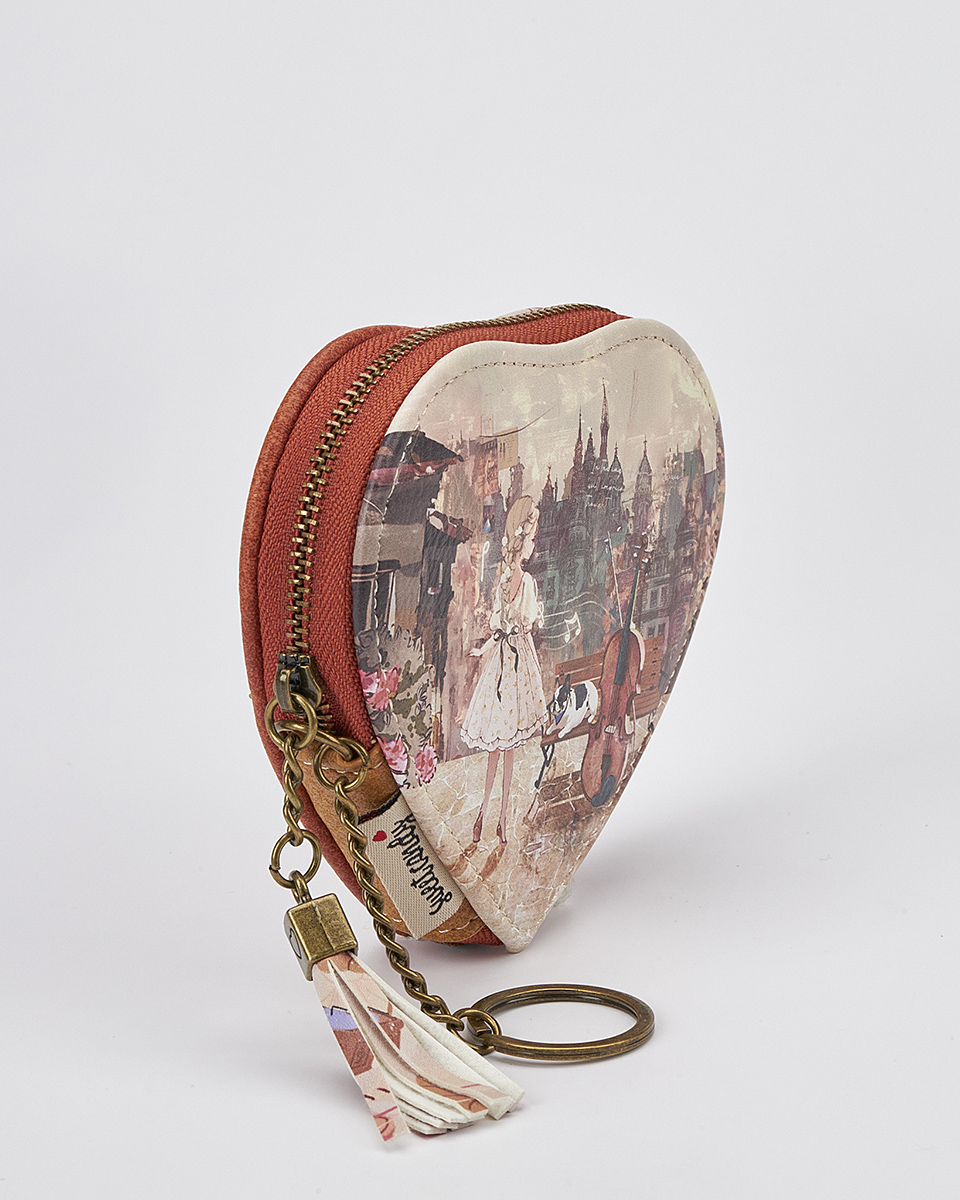 Γυναικείο Πορτοφολάκι Sweet Candy σε Σχήμα Καρδιάς