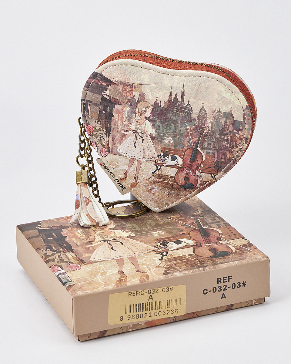 Γυναικείο Πορτοφολάκι Sweet Candy σε Σχήμα Καρδιάς