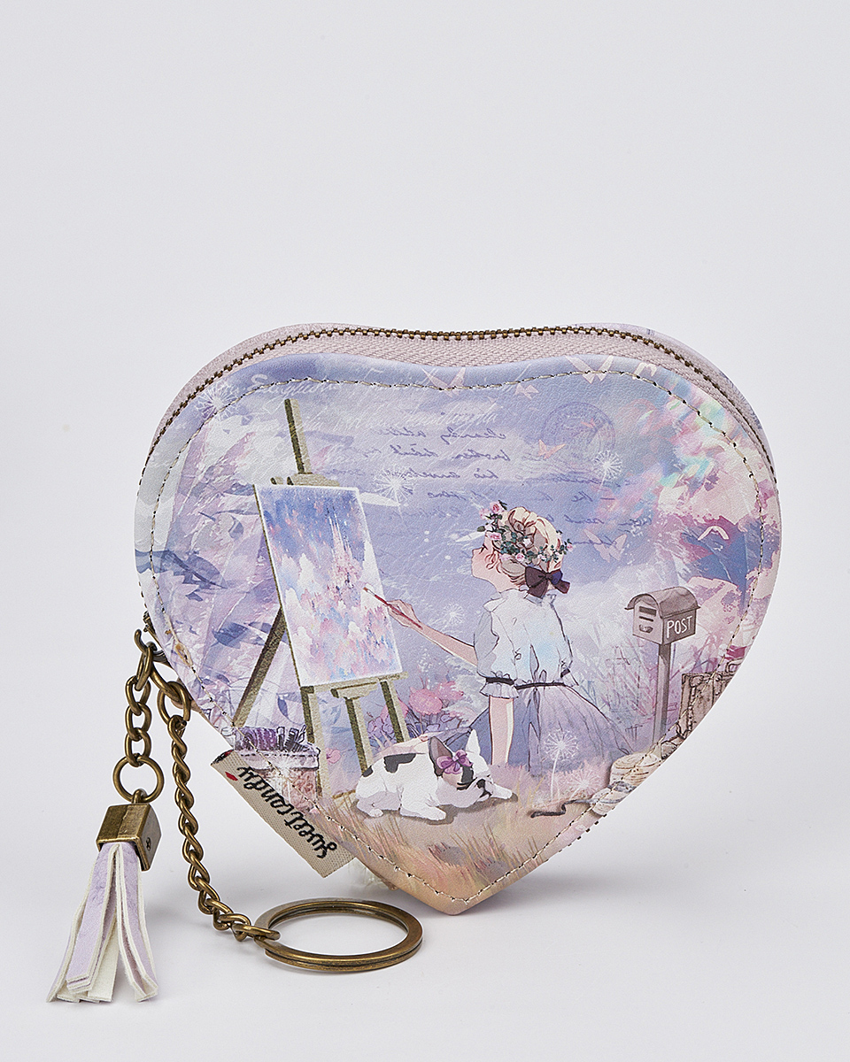 Γυναικείο Πορτοφολάκι Sweet Candy σε Σχήμα Καρδιάς