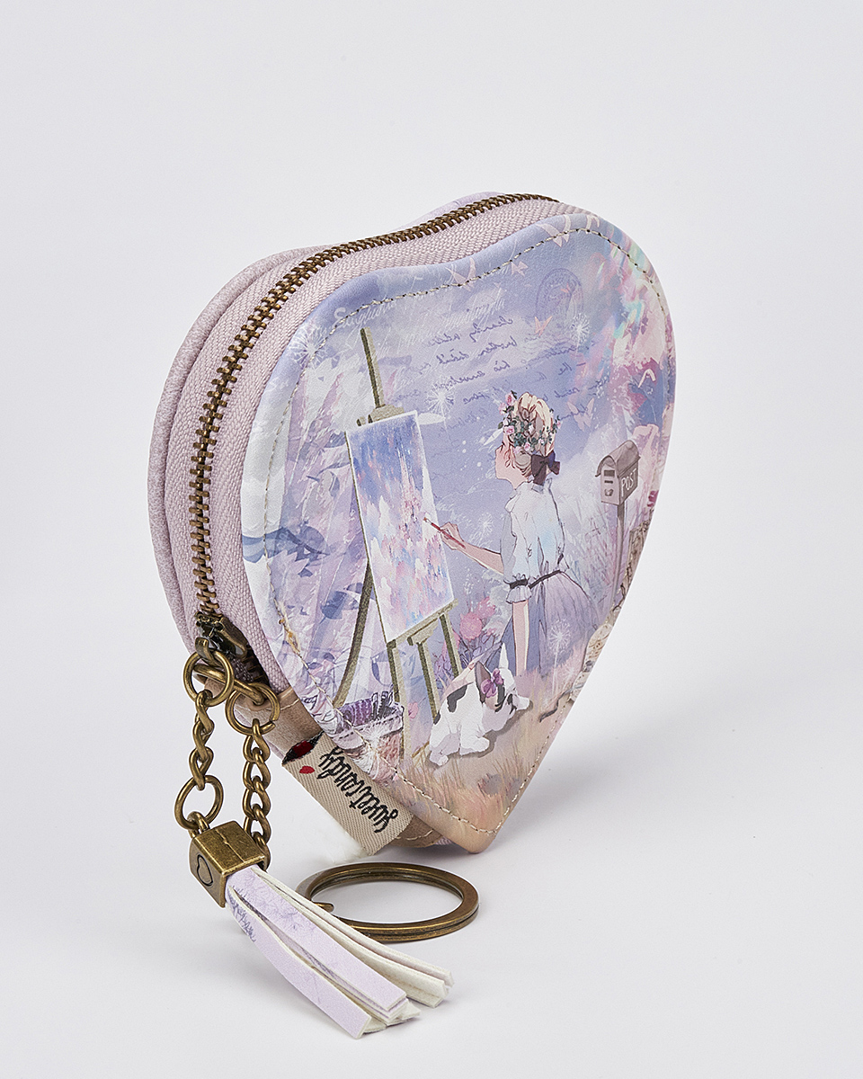 Γυναικείο Πορτοφολάκι Sweet Candy σε Σχήμα Καρδιάς