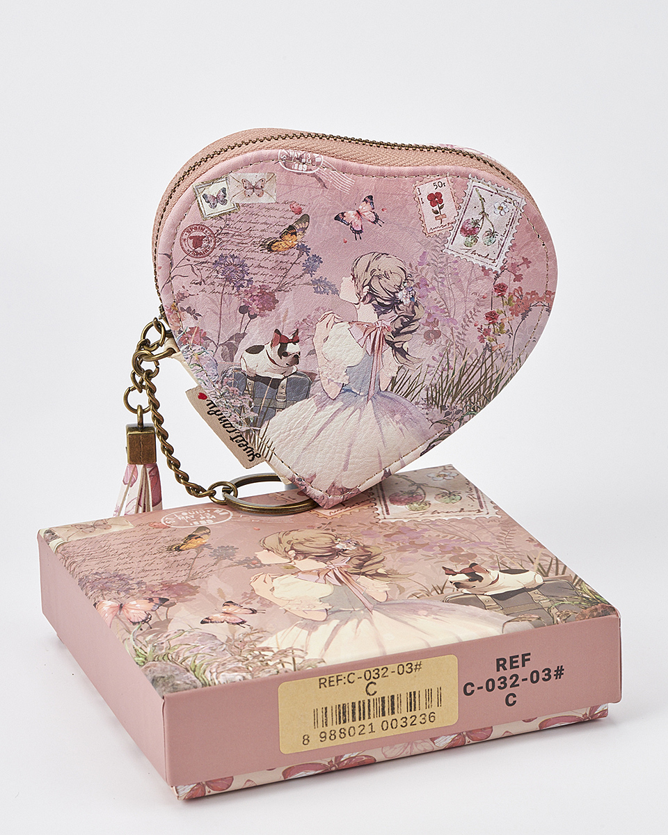 Γυναικείο Πορτοφολάκι Sweet Candy σε Σχήμα Καρδιάς