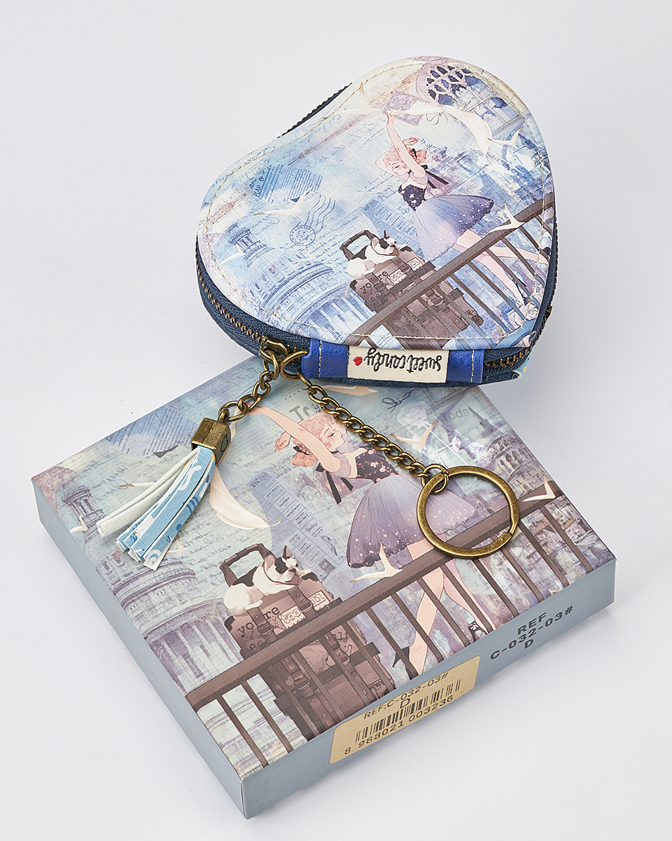 Γυναικείο Πορτοφολάκι Sweet Candy σε Σχήμα Καρδιάς