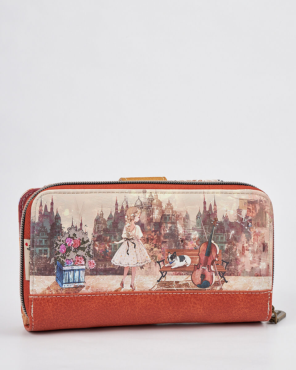 Γυναικείο Πορτοφόλι Sweet Candy με Ρομαντικό Μοτίβο