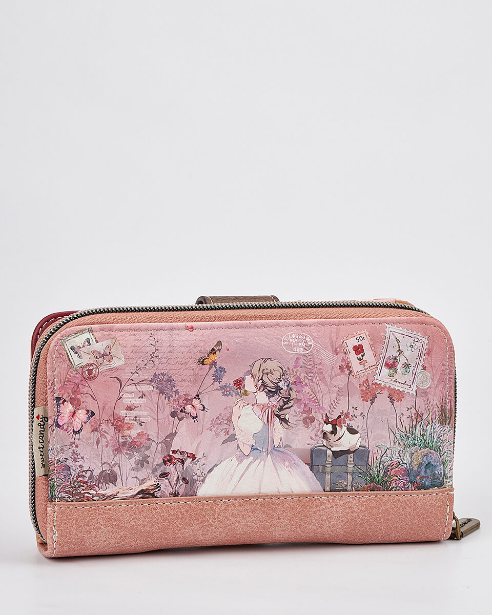 Γυναικείο Πορτοφόλι Sweet Candy με Ρομαντικό Μοτίβο