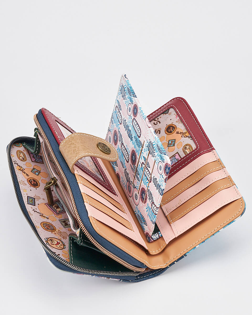 Γυναικείο Πορτοφόλι Sweet Candy με Ρομαντικό Μοτίβο