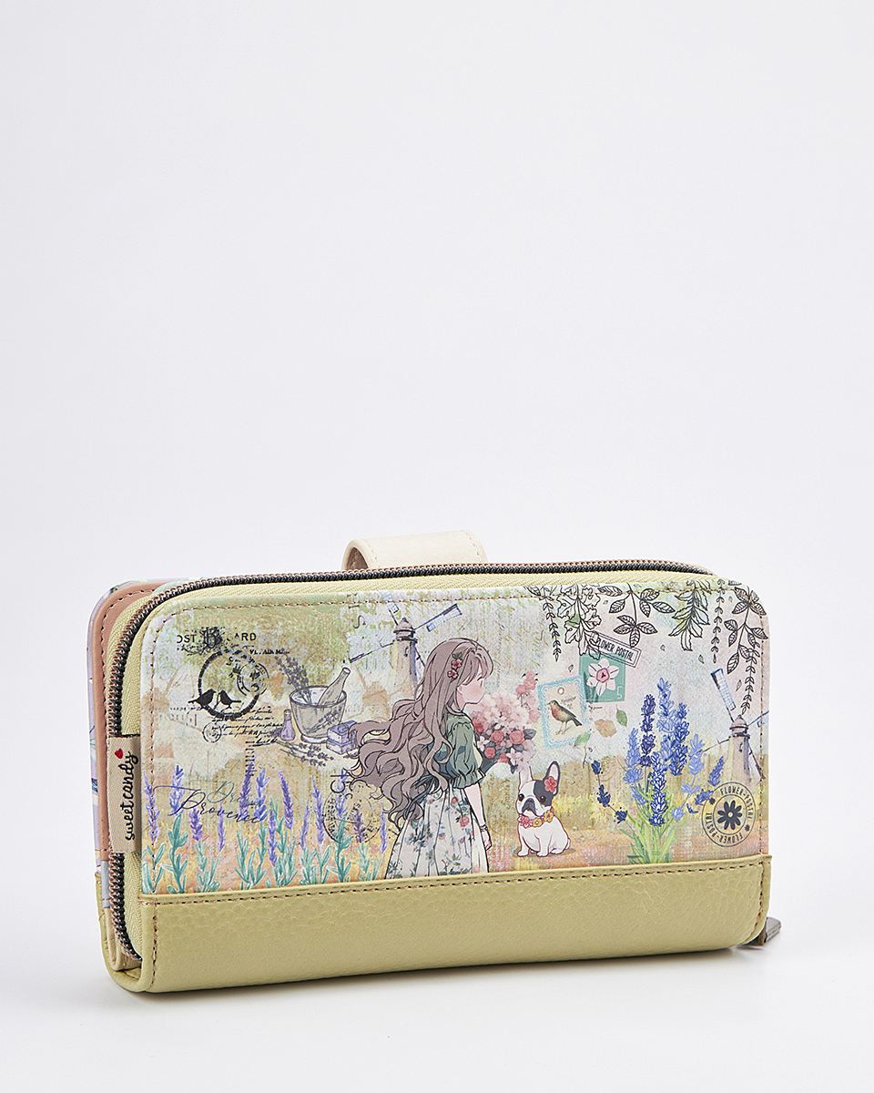 Sweet Candy Lavender Walk – Πορτοφόλι με Έμπνευση από την Προβηγκία & Λεβάντα