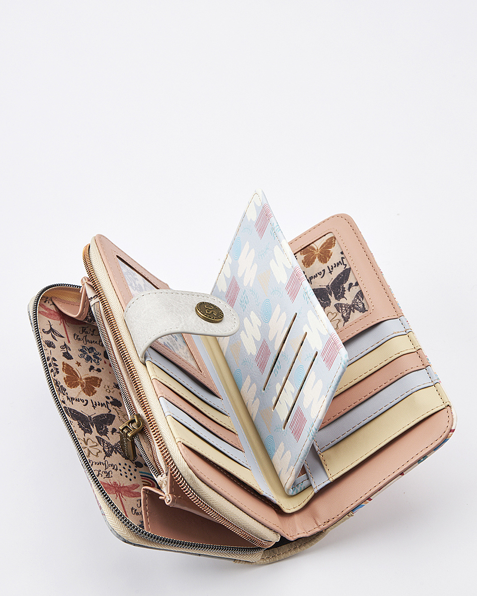 Sweet Candy Vintage Story – Πορτοφόλι με Shabby Chic Λεπτομέρειες & Ρομαντικό Ύφος