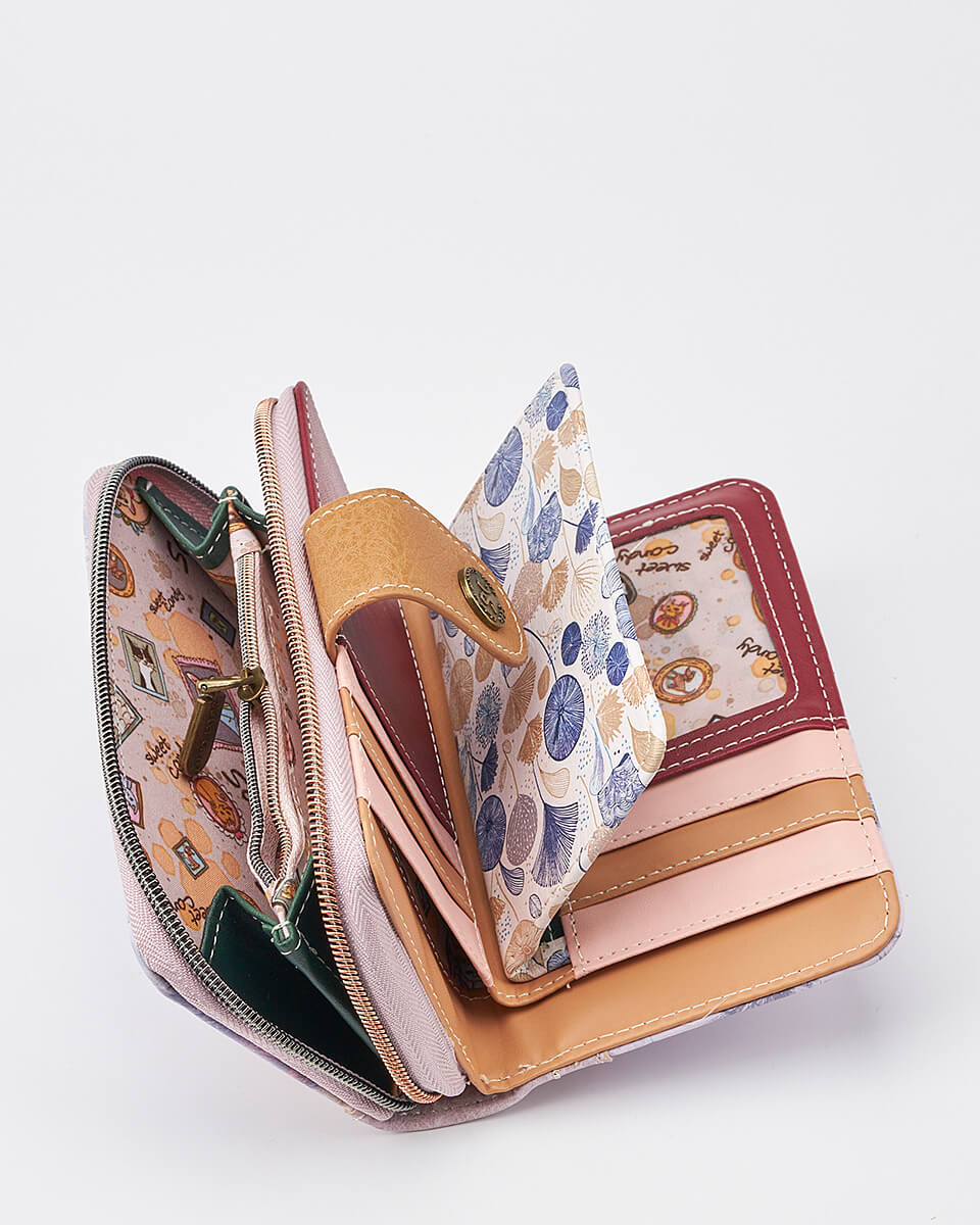 Γυναικείο Πορτοφόλι Sweet Candy με Ρομαντικό Μοτίβο