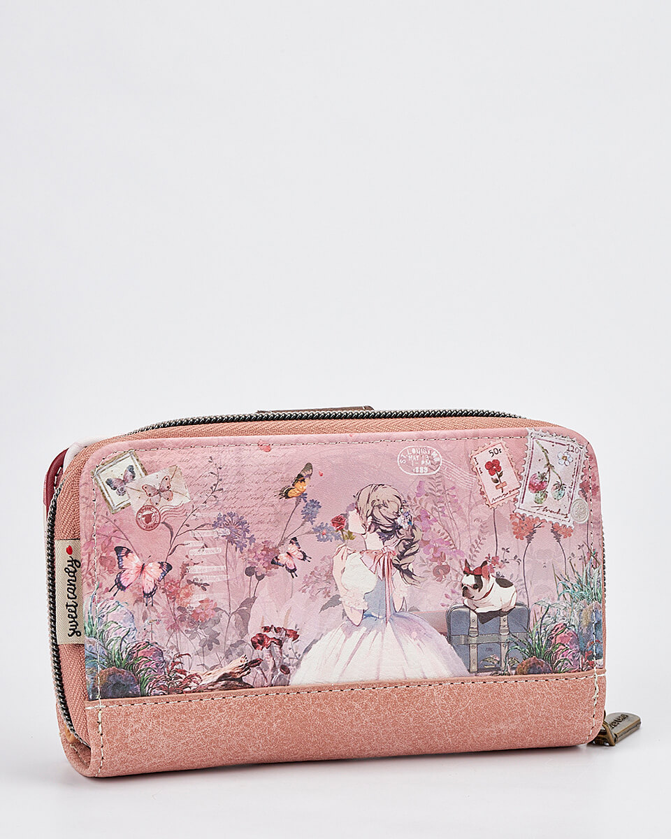 Γυναικείο Πορτοφόλι Sweet Candy με Ρομαντικό Μοτίβο