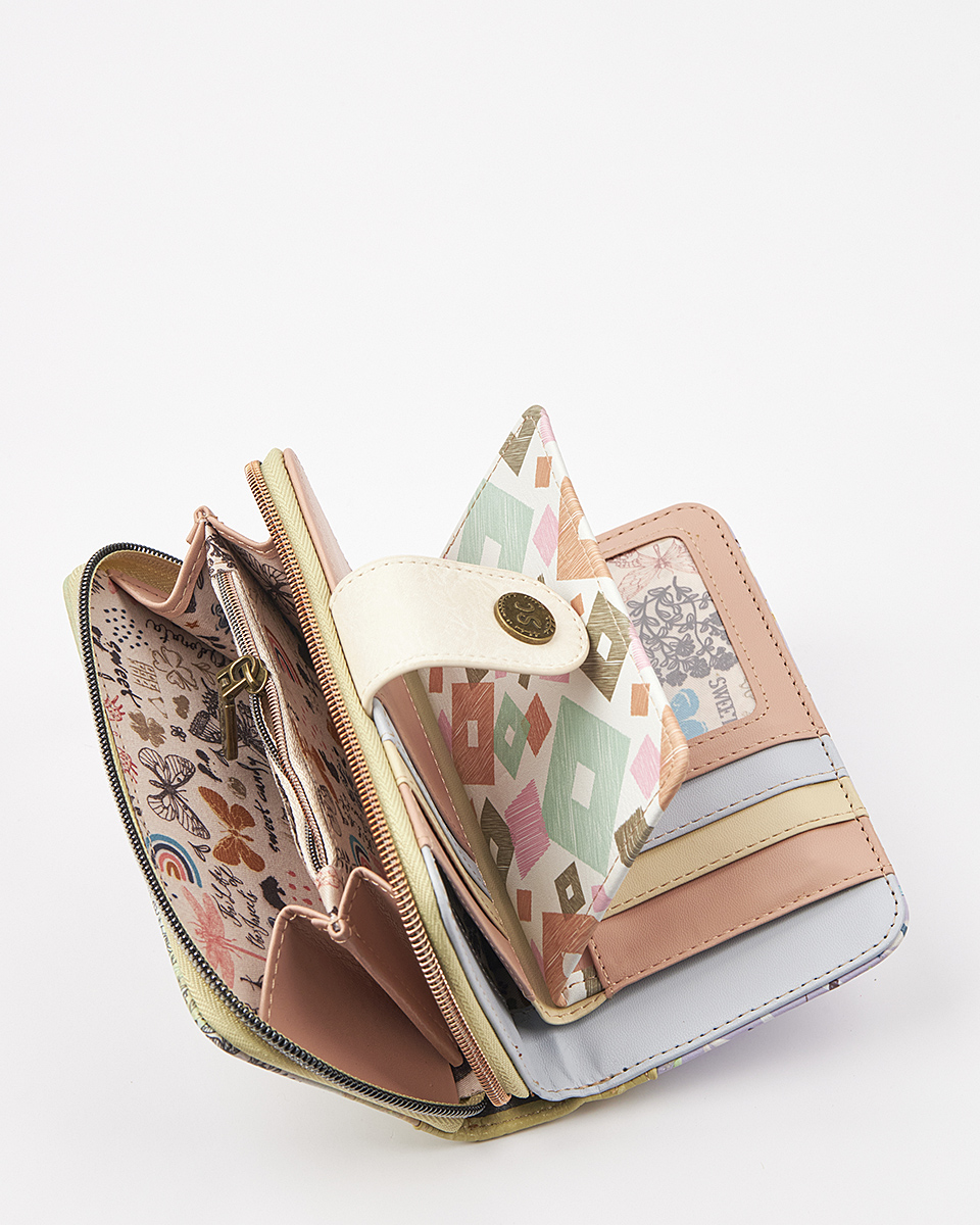 Sweet Candy Γυναικείο Πορτοφόλι με Παστέλ Σχέδιο & Άρωμα Λεβάντας – Lavender Walk