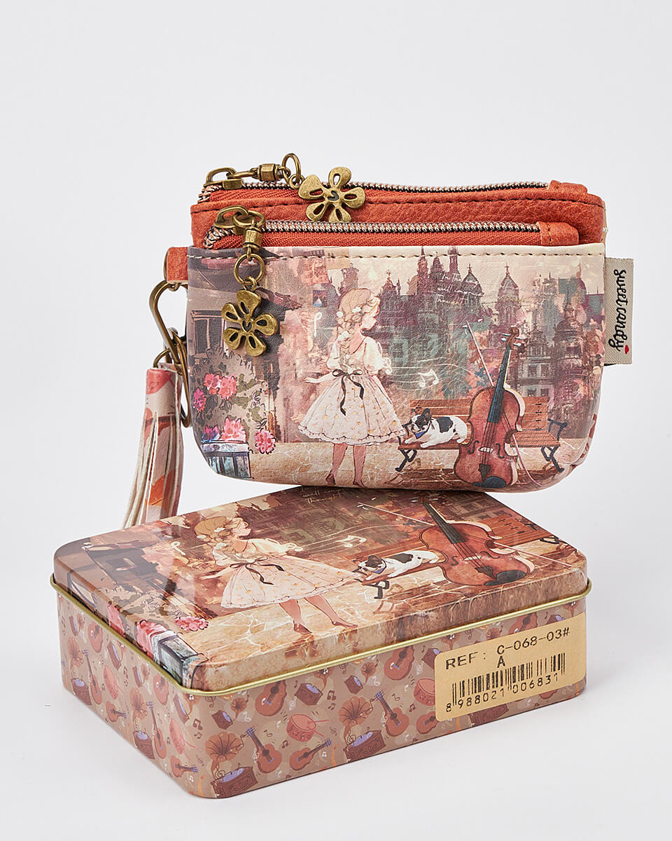 Γυναικείο Πορτοφολάκι Sweet Candy με Μπρελόκ