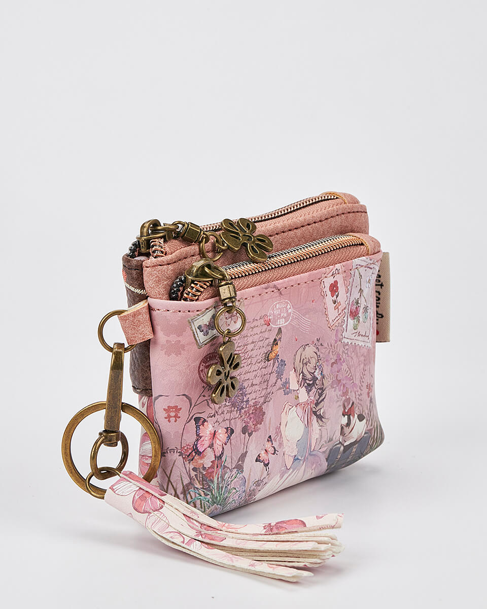 Γυναικείο Πορτοφολάκι Sweet Candy με Μπρελόκ