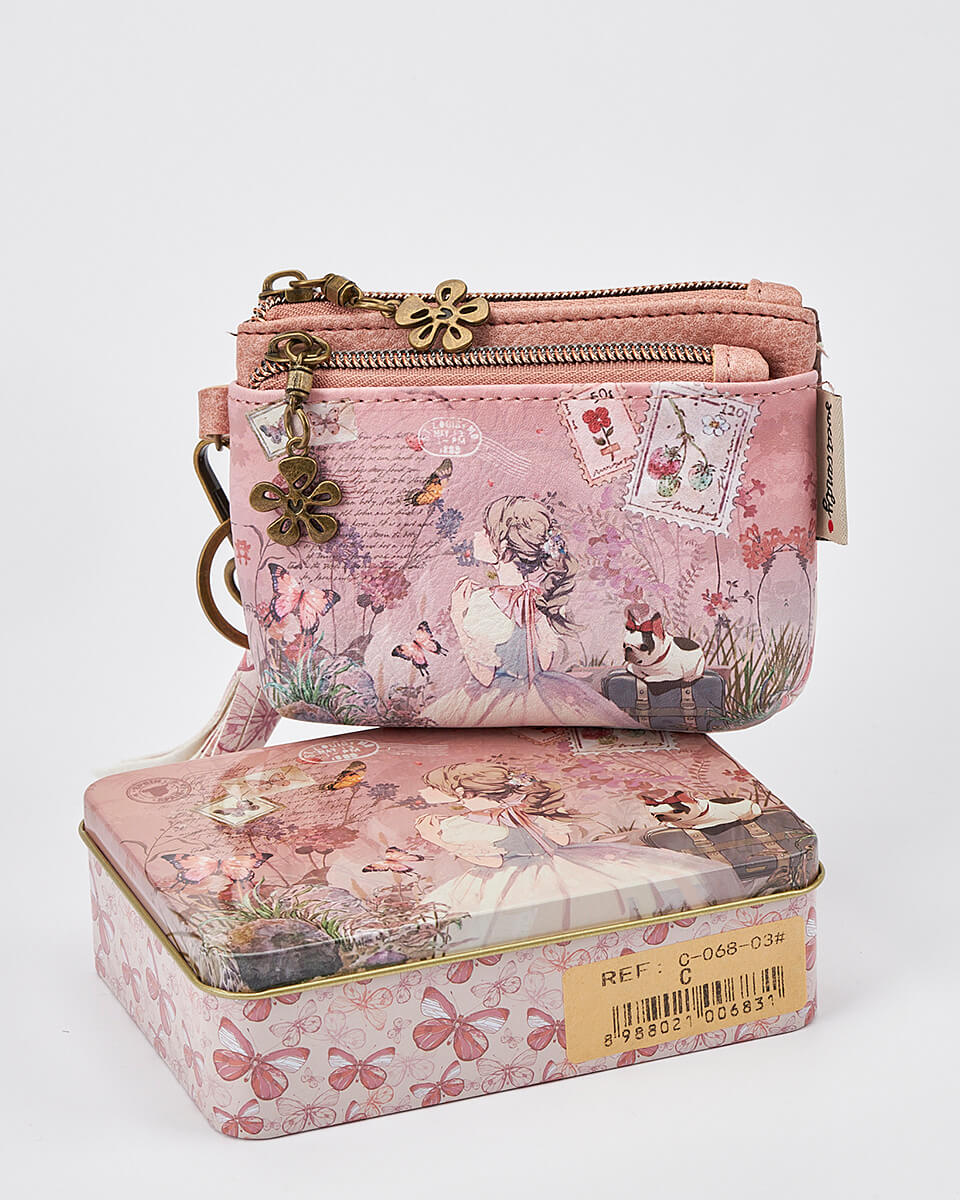 Γυναικείο Πορτοφολάκι Sweet Candy με Μπρελόκ