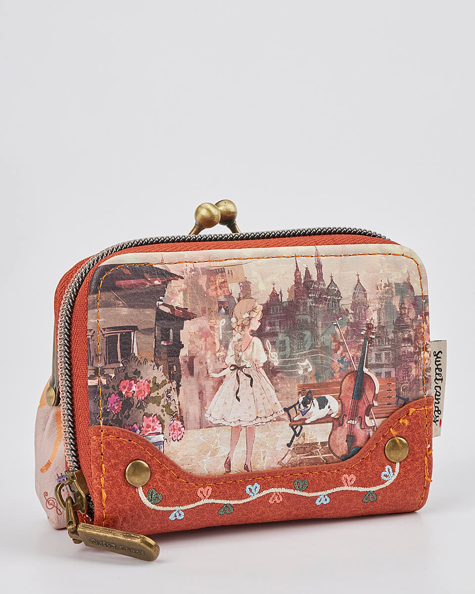 Γυναικείο Πορτοφολάκι Sweet Candy με Κούμπωμα κλιπ